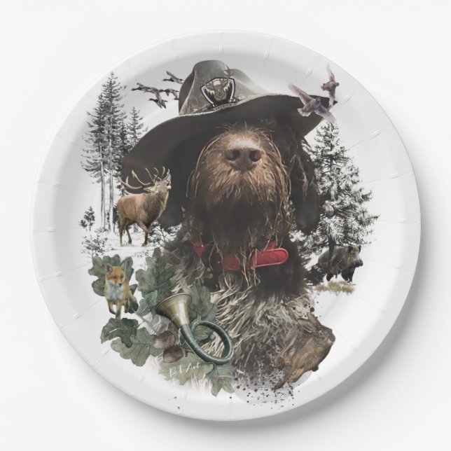 Hunters , partners for life GWP  Paper Plates (Front)