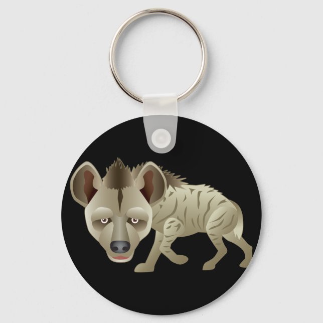 Huntin' Hyena Keychain (Front)
