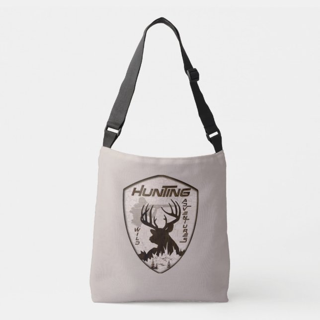Hunting adventures crossbody bag (Front)