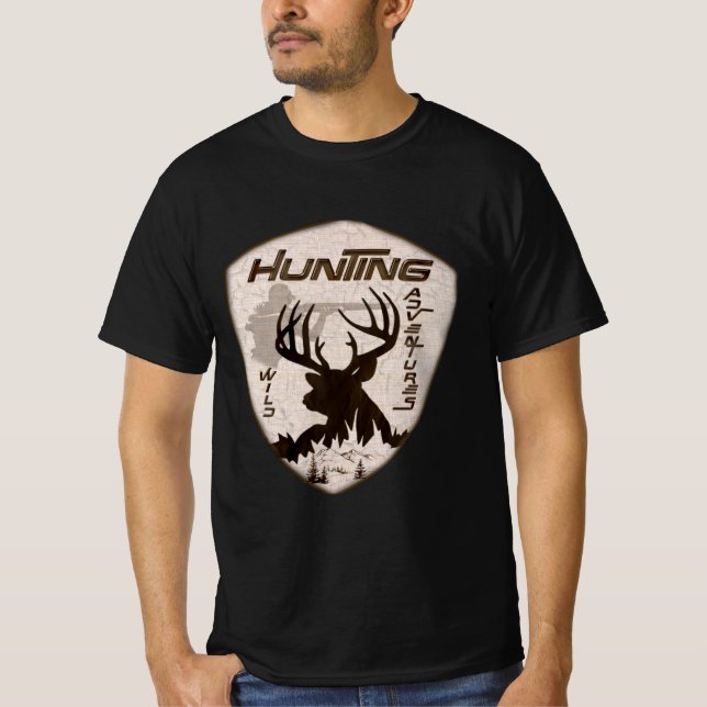 Hunting adventures T-Shirt (Front)