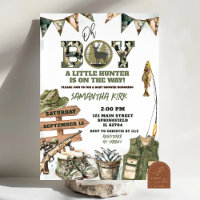 Hunting and Fishing Camo Baby Shower