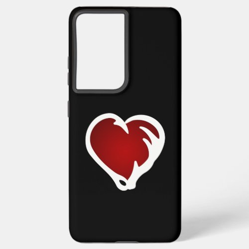 Hunting And Fishing Heart product Gifts for Samsung Galaxy S21 Ultra Case