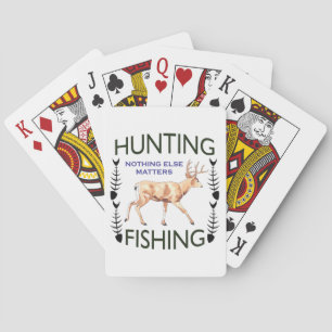Hunting and Fishing Poker Cards