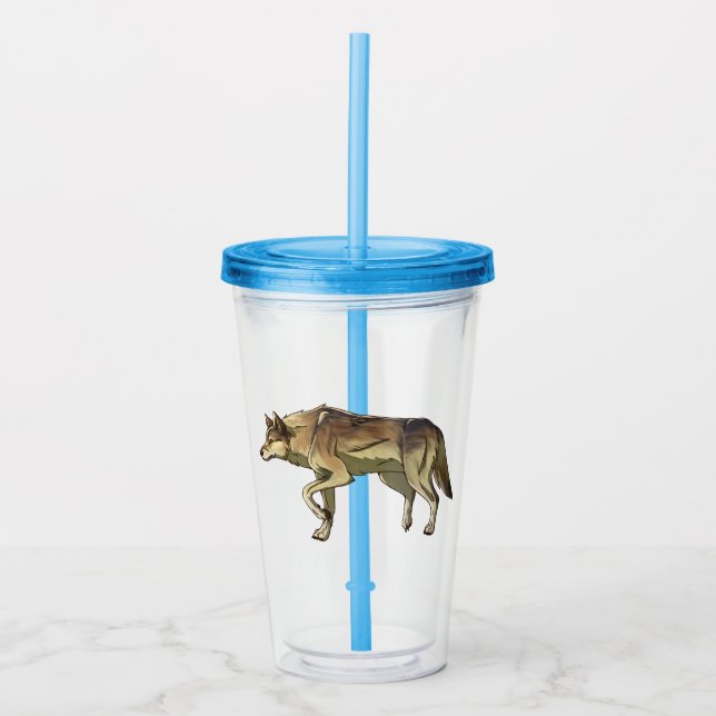 Hunting at Sunrise Acrylic Tumbler (Front)