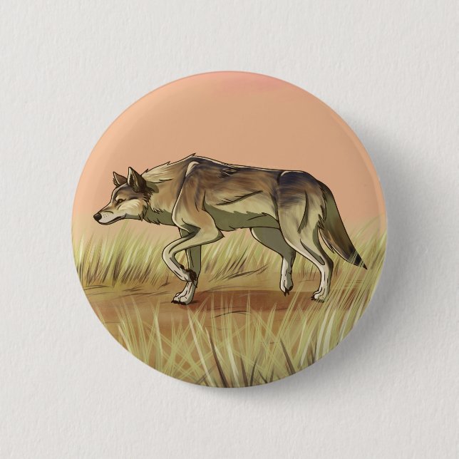 Hunting at Sunrise Button (Front)