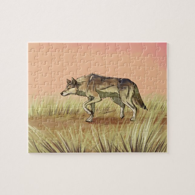 Hunting at Sunrise Jigsaw Puzzle (Horizontal)