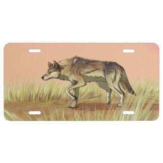 Hunting at Sunrise License Plate