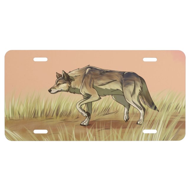 Hunting at Sunrise License Plate (Front)