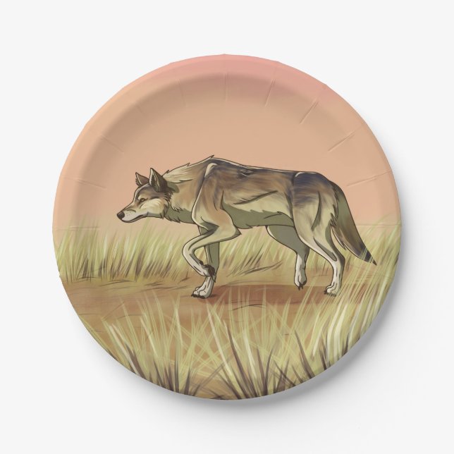 Hunting at Sunrise Paper Plates (Front)