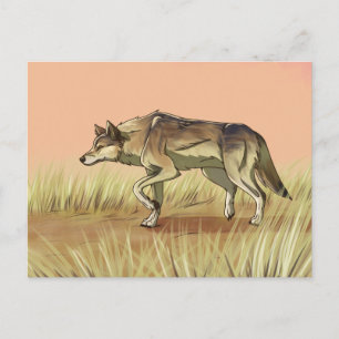 Hunting at Sunrise Postcard