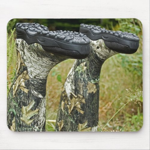 Hunting Boots Mouse Pad