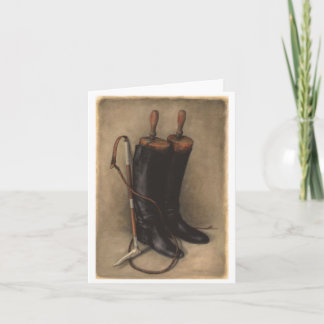 Hunting Boots & Whip Card