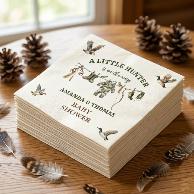 Hunting Boy Baby Shower  Napkins (Creator Uploaded)