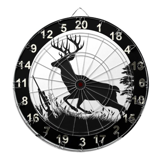 Hunting Buck Standing  Dart Board 4 (Front)