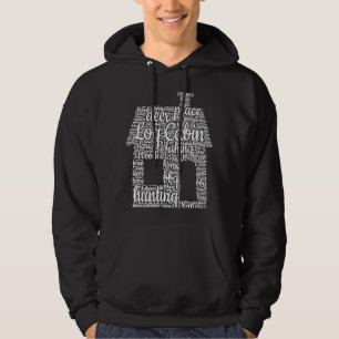 Hunting Cabin Log Cabin Hoodie