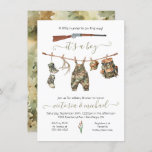 Hunting Camo Boy Baby Shower Invitation