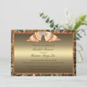 Hunting Camo Bridal Shower Invitation (Standing Front)