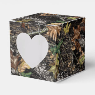 Hunting Camo Wedding Favor Boxes