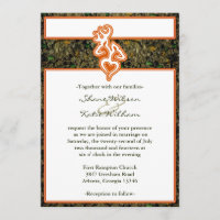 Hunting Camo Wedding Invitation