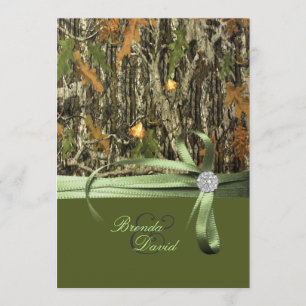 Hunting Camo Wedding Invitation
