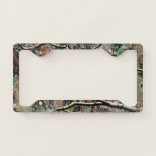 Hunting Camouflage Pattern 4 License Plate Frame