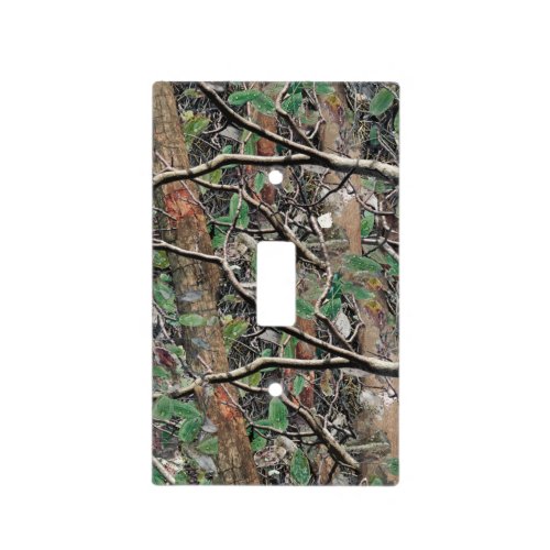 Hunting Camouflage Pattern 4 Light Switch Cover