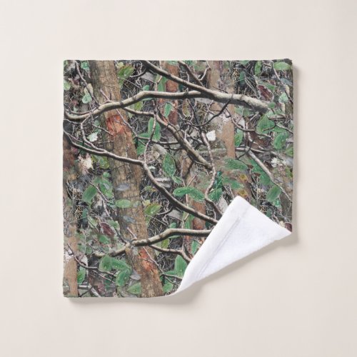 Hunting Camouflage Pattern 4 Wash Cloth