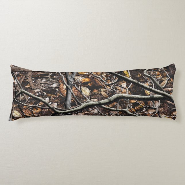 Hunting Camouflage Pattern 6 Body Pillow (Front)