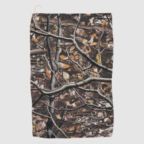 Hunting Camouflage Pattern 6 Golf Towel