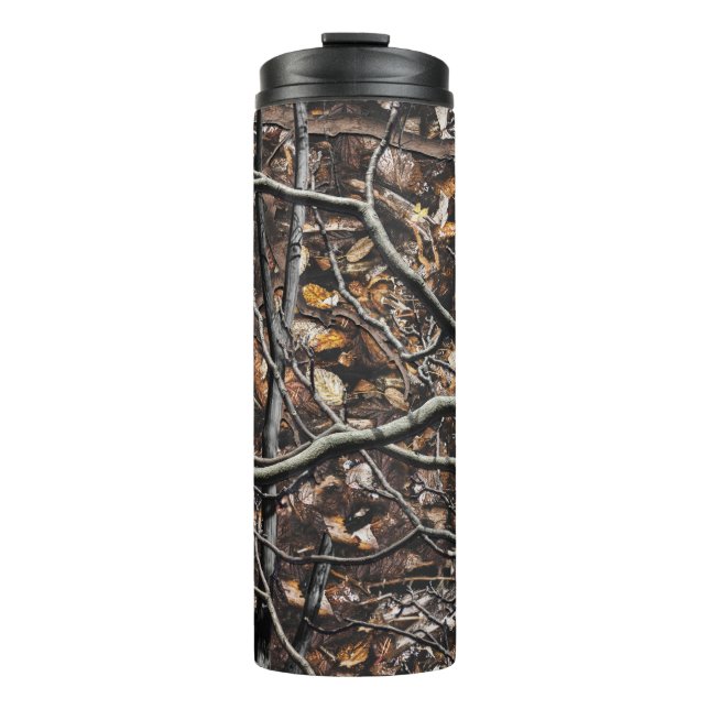 Hunting Camouflage Pattern 6 Thermal Tumbler (Front)