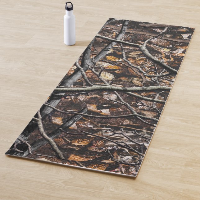 Hunting Camouflage Pattern 6 Yoga Mat (In Situ)