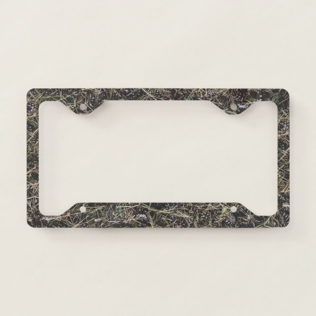Hunting Camouflage Pattern 7 License Plate Frame (Front)