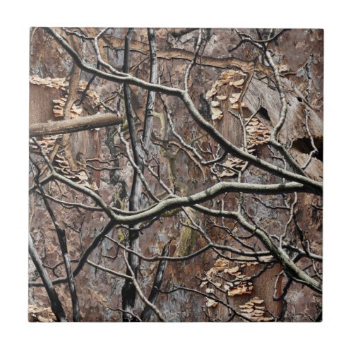 Hunting Camouflage Pattern 8 Ceramic Tile