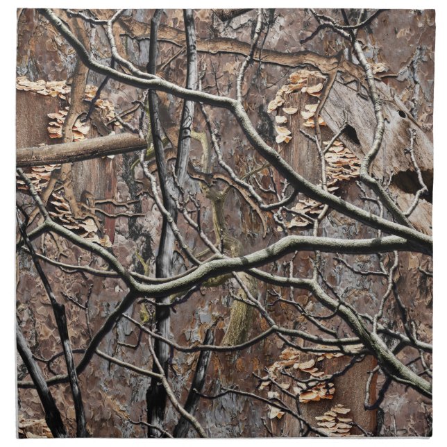 Hunting Camouflage Pattern 8 Cloth Napkin (Front)