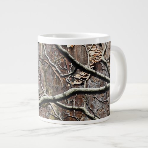 Hunting Camouflage Pattern 8 Giant Coffee Mug
