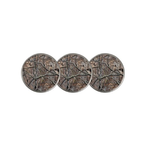 Hunting Camouflage Pattern 8 Golf Ball Marker