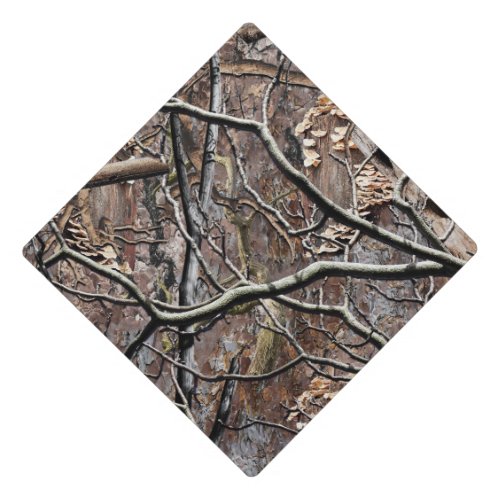 Hunting Camouflage Pattern 8 Graduation Cap Topper