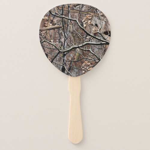 Hunting Camouflage Pattern 8 Hand Fan