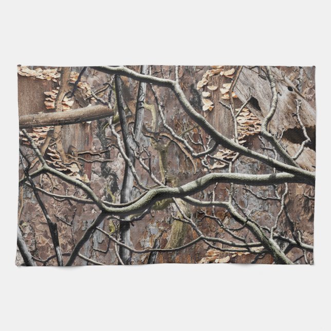 Hunting Camouflage Pattern 8 Kitchen Towel (Horizontal)