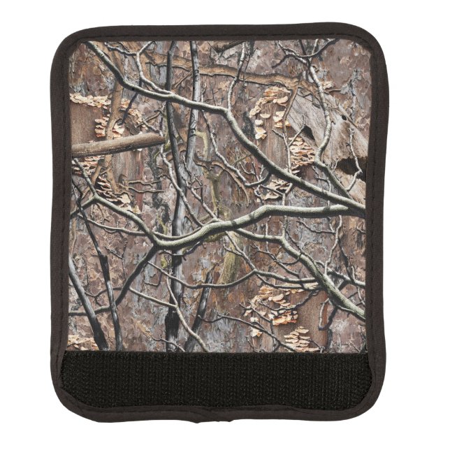 Hunting Camouflage Pattern 8 Luggage Handle Wrap (Front)