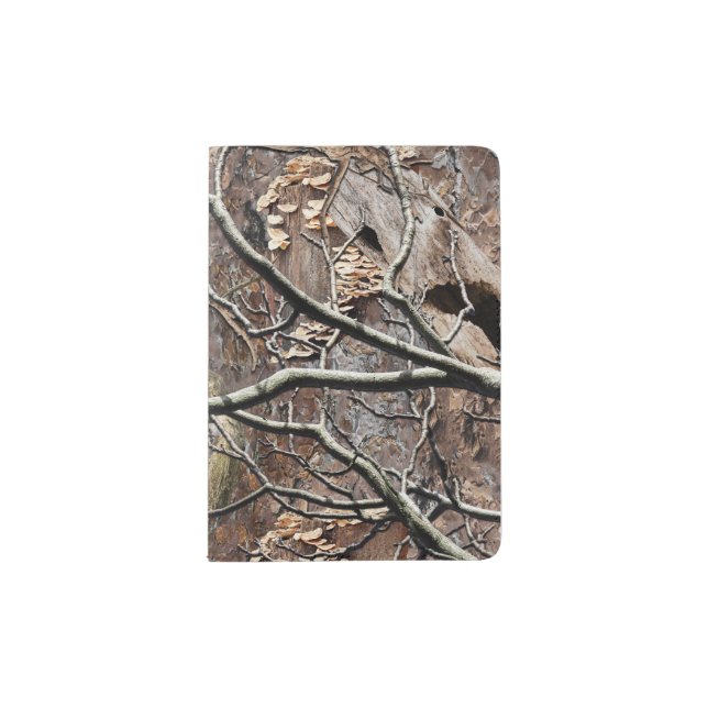 Hunting Camouflage Pattern 8 Passport Holder (Front)