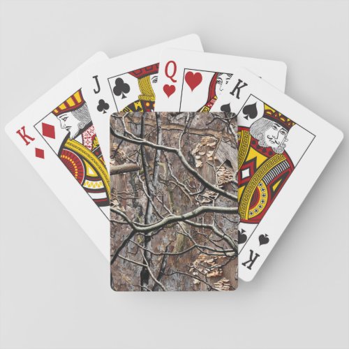 Hunting Camouflage Pattern 8 Poker Cards