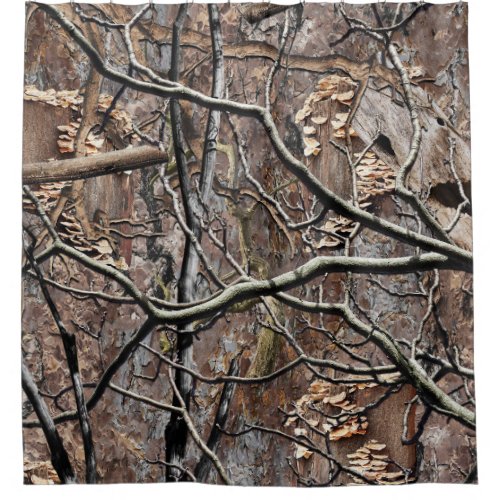 Hunting Camouflage Pattern 8 Shower Curtain