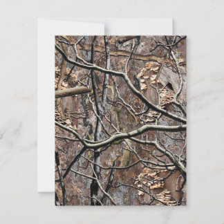 Hunting Camouflage Pattern 8 Thank You Card