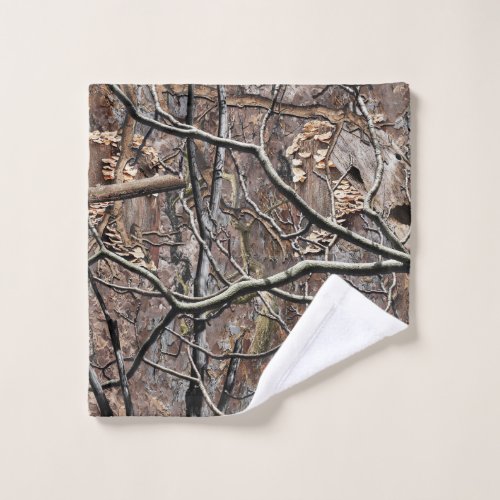 Hunting Camouflage Pattern 8 Wash Cloth