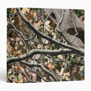 Hunting Camouflage Pattern 9 3 Ring Binder