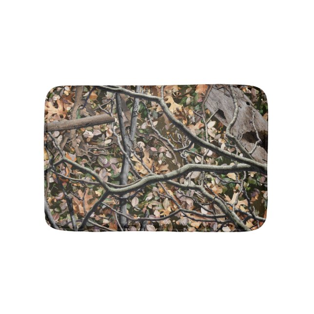 Hunting Camouflage Pattern 9 Bath Mat (Front)