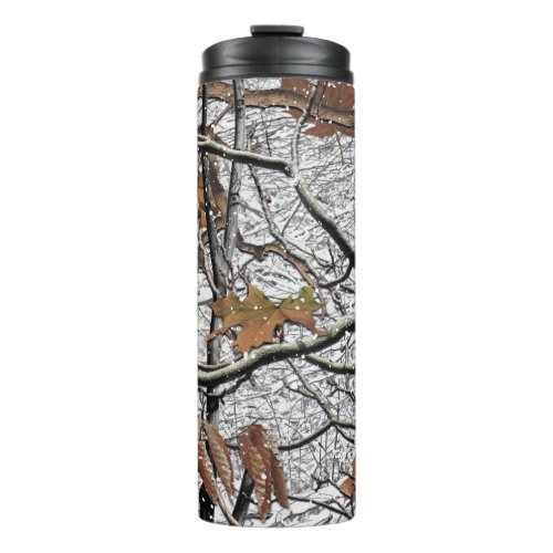 Hunting Camouflage Snow Pattern 2 Thermal Tumbler