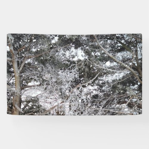 Hunting Camouflage Snow Pattern 4 Banner