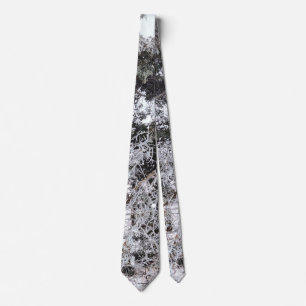 Hunting Camouflage Snow Pattern 4 Neck Tie